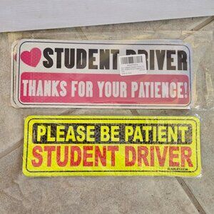NEW Student Driver Magnet Sign (4 total)